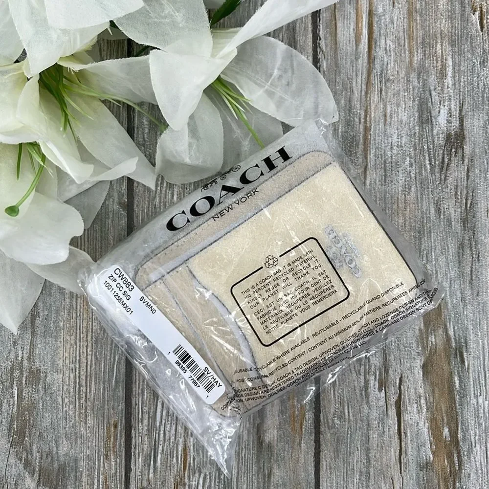 Coach signature coated